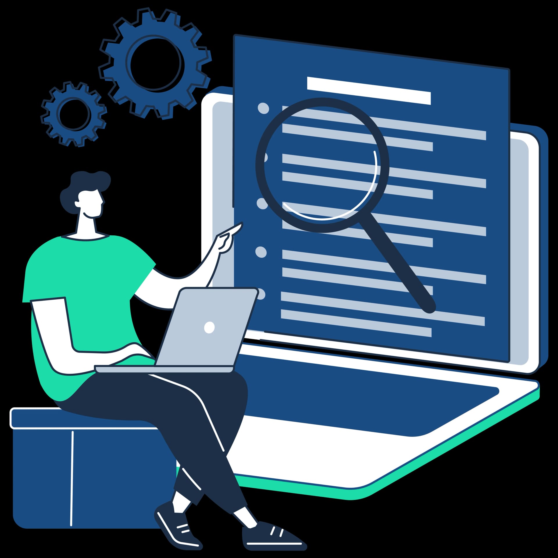 Passende Stelle finden